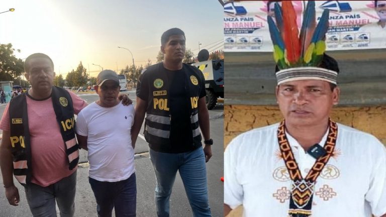 Capturan a cinco presuntos involucrados del asesinato del Apu de Santa Rosillo de Yanayacu