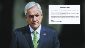 Oficina de prensa de Sebastián Piñera informa sobre su fallecimiento