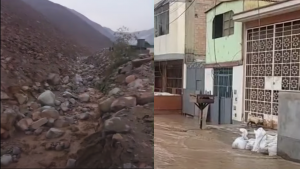 Lluvias intensas en Chaclacayo activaron quebradas y causan deslizamientos