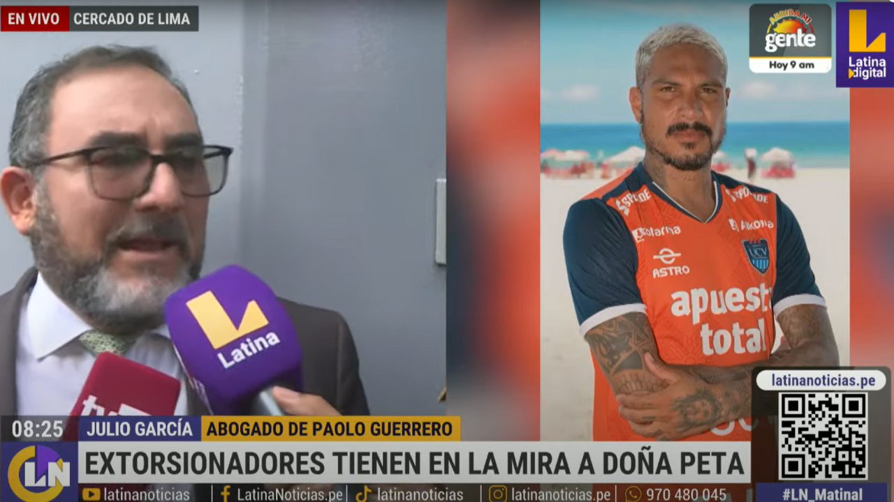 Abogado de Paolo Guerrero confirma que sí se comunicaron con el Mininter ante mensajes extorsivos