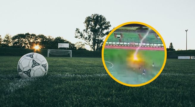 Futbolista muere tras recibir el impacto de un rayo en pleno partido