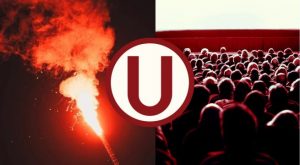 Hinchas de Universitario encienden bengala en sala de cine de Mall del Sur