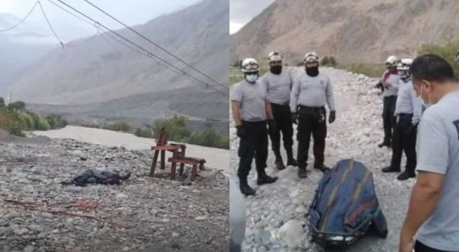 Arequipa: dos policías mueren en naufragio durante rescate en río Majes
