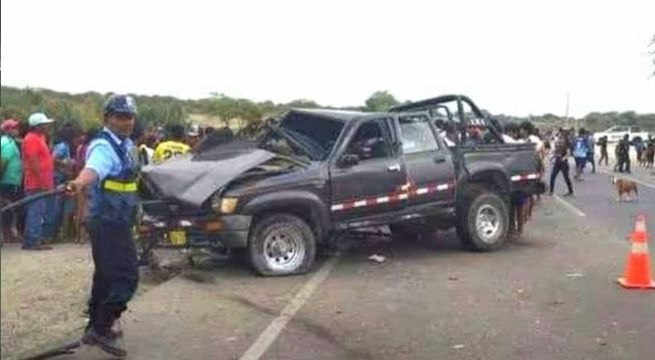 Hermanos mueren en trágico accidente de tránsito en la vía Piura – Chiclayo