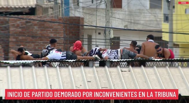 Partido retrasado en el Alianza Lima vs. Sullana por culpa de supuestos hinchas | VIDEO