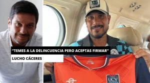 Lucho Cáceres a Paolo Guerrero: «Aceptas trabajar para un mafioso»