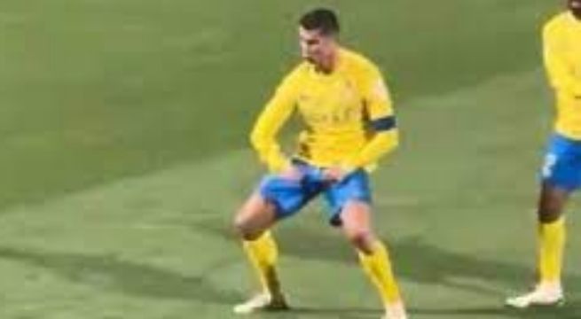 Cristiano Ronaldo hace gesto obsceno tras escuchar el nombre Messi y podría ser castigado [VIDEO]