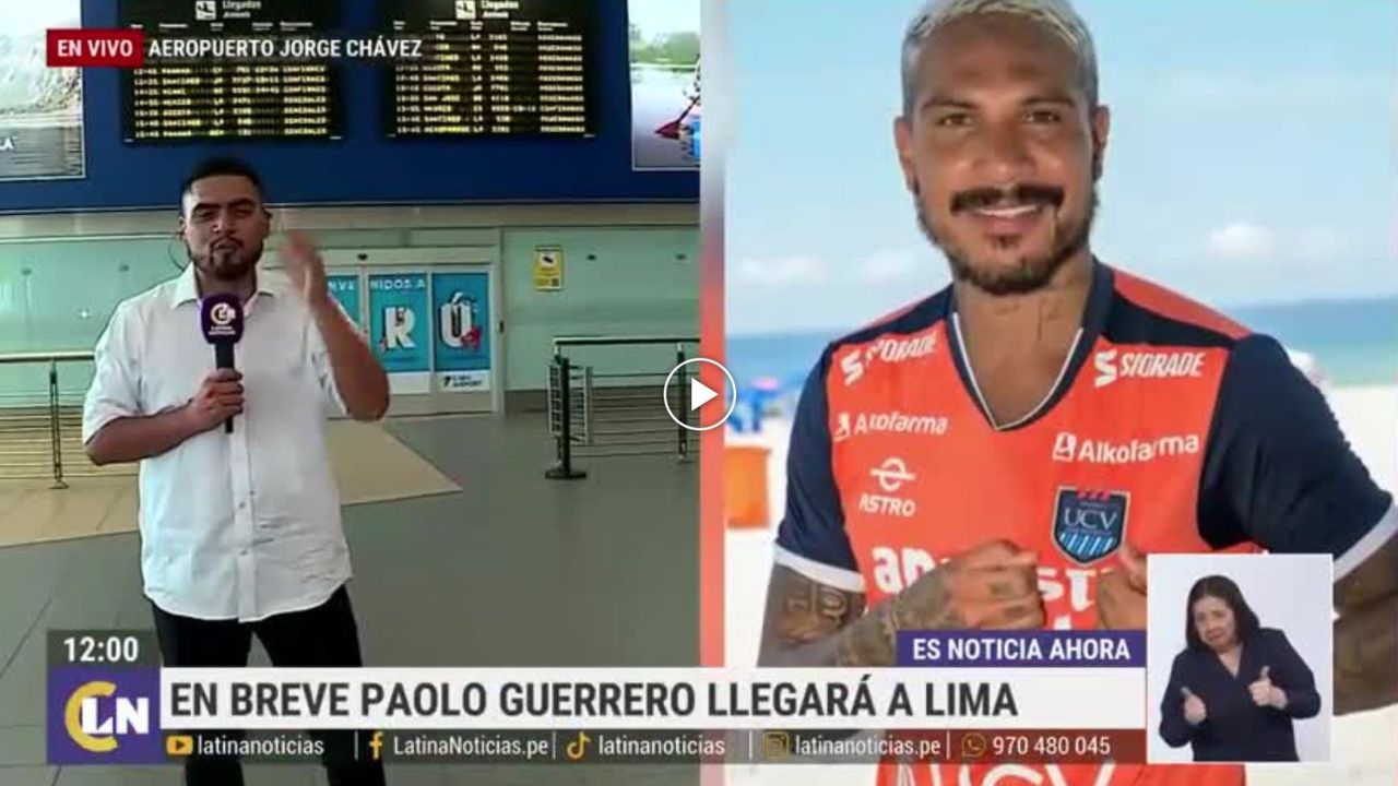 Paolo Guerrero: hinchas lo esperan en aeropuerto con camisetas de Alianza Lima | VIDEO 