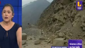 Reportan congestión vehicular en serpentín de Pasamayo por deslizamiento de rocas tras sismo | VIDEO