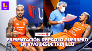 PRESENTACIÓN DE PAOLO GUERRERO EN VIVO DESDE TRUJILLO