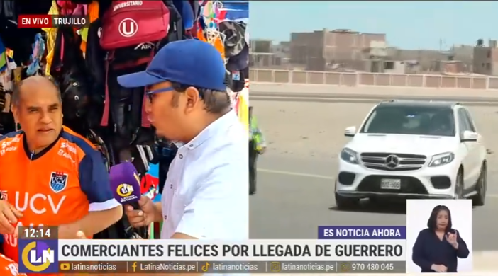 Paolo Guerrero: comerciantes celebran llegada del delantero a Trujillo