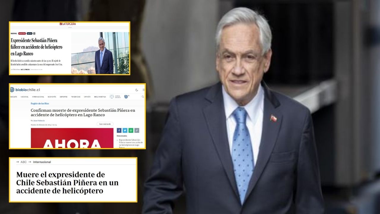 Sebastián Piñera: así informó prensa internacional su muerte en accidente de helicóptero