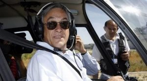 El día que Piñera aterrizó su helicóptero de emergencia por falta de combustible