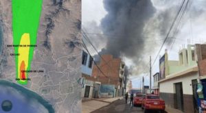 SENAMHI advierte sobre la permanencia de contaminantes en el aire por el incendio en San Miguel