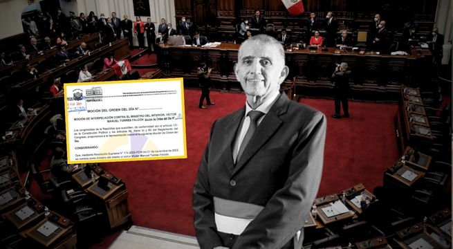 Congreso: presentan moción de interpelación contra el ministro del Interior