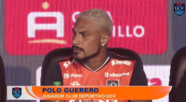 El grosero error que cometió la UCV durante la presentación de Paolo Guerrero