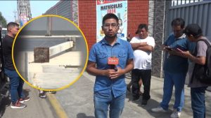 Toldo de colegio se desploma cuando niños estaban en su primer día de clases