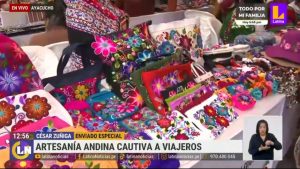 Semana Santa: turistas cautivados con artesanía andina de Ayacucho | VIDEO 