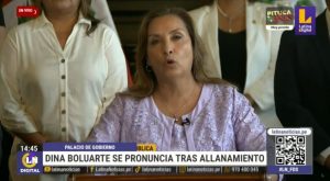 Dina Boluarte se pronuncia tras allanamiento por ‘caso Rolex’