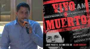 Periodista de Latina José Vásquez presenta «Vivo o muerto», un libro sobre el último día de Alan García