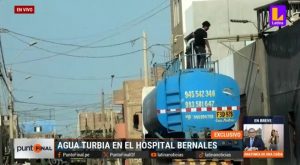 Hospital de Lima Norte se abastece con agua de cisterna no apta para consumo humano