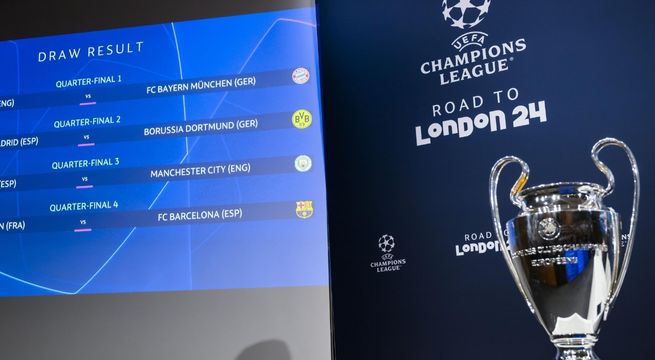 Mira los cruces por los cuartos de final de la Champions League
