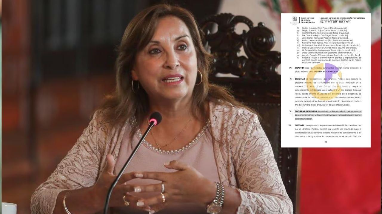 Dina Boluarte: ¿Qué dice la resolución que autorizó ingreso a Palacio para incautar los Rolex?