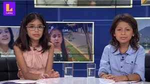 Así fue el noticiero de los mini reporteros latinos | VIDEO