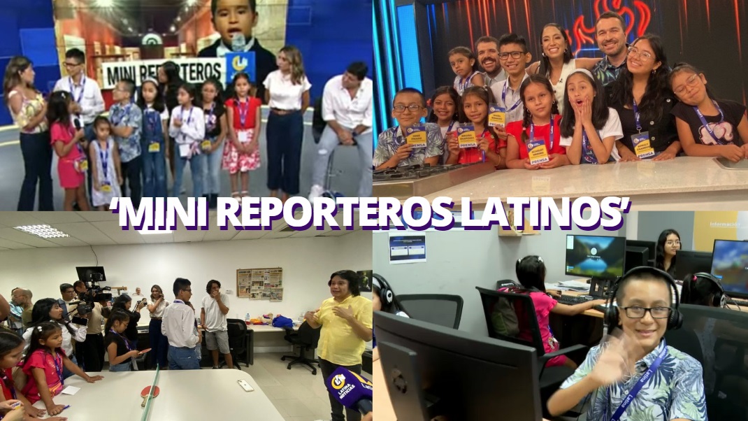 Mini reporteros latinos conocieron a Peláez y jurado de El Gran Chef Famosos