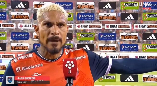 Paolo Guerrero lanza fuerte comentario tras empate entre UCV vs. Cusco FC