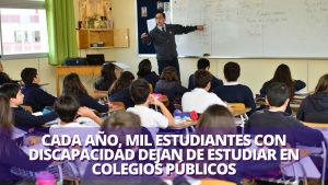 Cifra de estudiantes con discapacidad en colegios públicos disminuye: ¿Qué obstáculos enfrentan?  | LATINA CHEQUEA