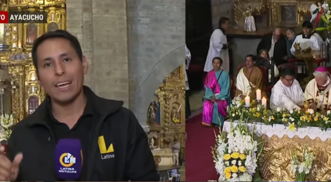 Ayacucho: Se realizó tradicional misa de Jueves Santo | VIDEO