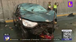 San Isidro: accidente en plena Vía Expresa deja tres heridos