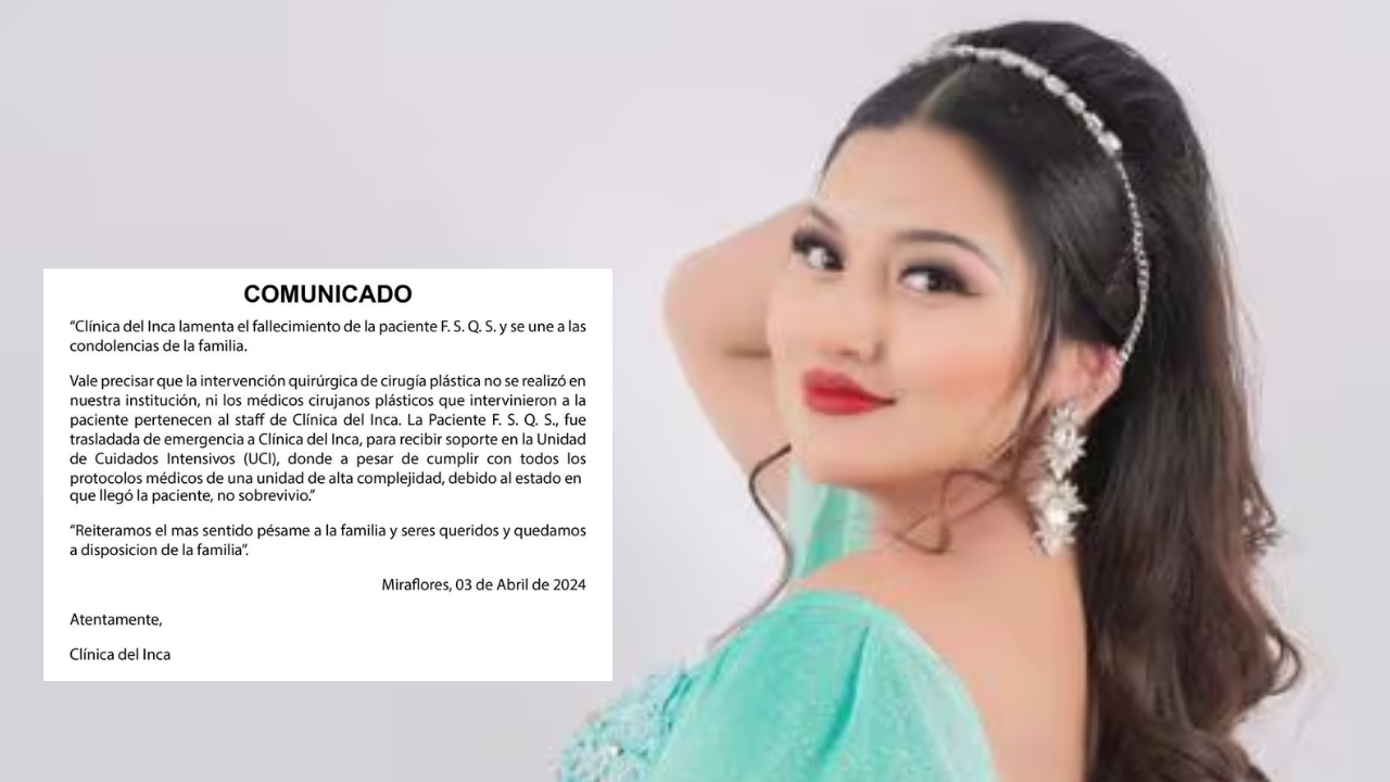 Muñequita Milly: el comunicado de la Clínica del Inca sobre la muerte de la cantante