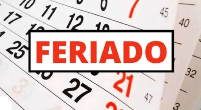 ¿Cuándo es el próximo feriado en Perú?