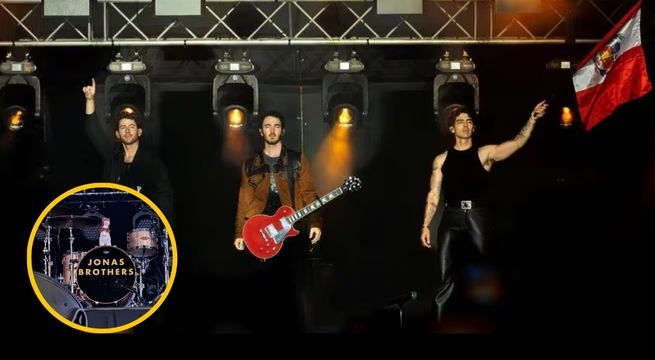Adorno de llama peruana resalta sobre la batería de los Jonas Brothers en Argentina [FOTO]