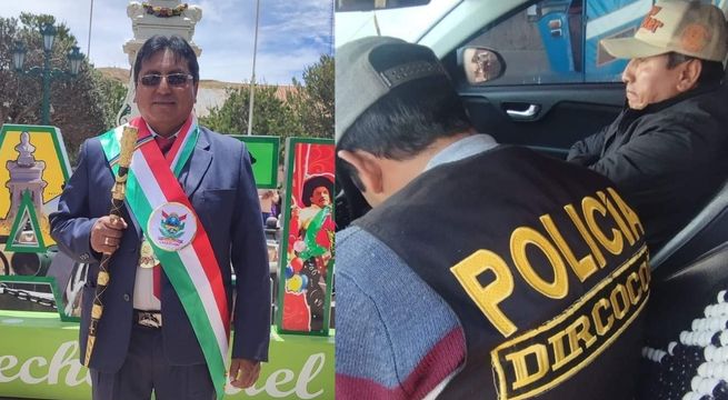 Alcalde de distrito de Puno es detenido por cobrar coima