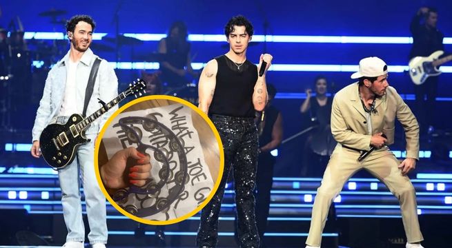 Joe Jonas le regaló su pandereta a fanática peruana en Argentina [VIDEO]
