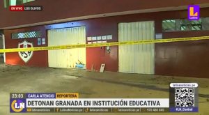 Los Olivos: Detonan explosivo en colegio Monserrat durante apagón