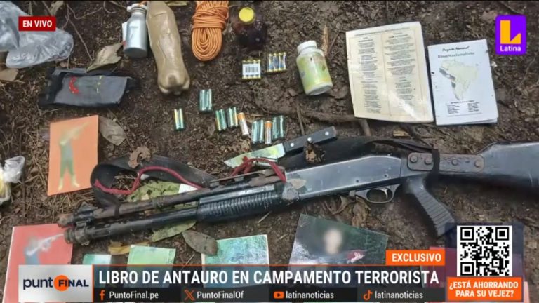Libros de Antauro Humala son hallados en campamento terrorista | VIDEO