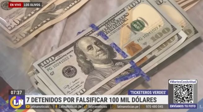 Policía incauta 100 mil dólares falsos en El Agustino: tenía como destino Ecuador, Bolivia, Argentina y EE.UU.