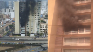 Barranco: Reportan incendio en edificio frente a estación del Metropolitano