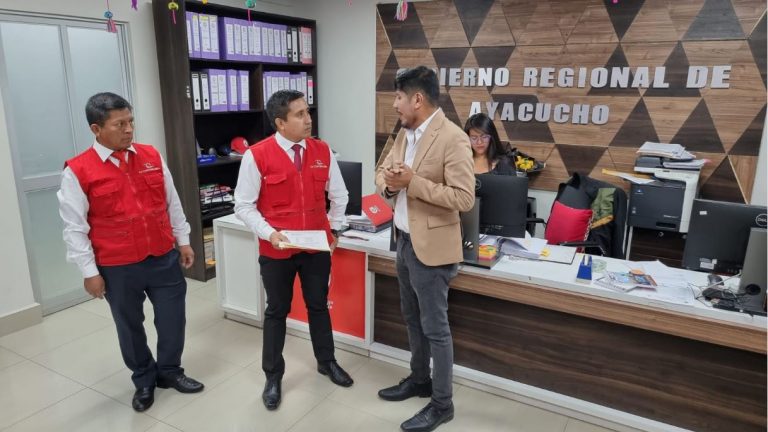Contraloría interviene las oficinas de los gobiernos regionales de Ayacucho y Cusco