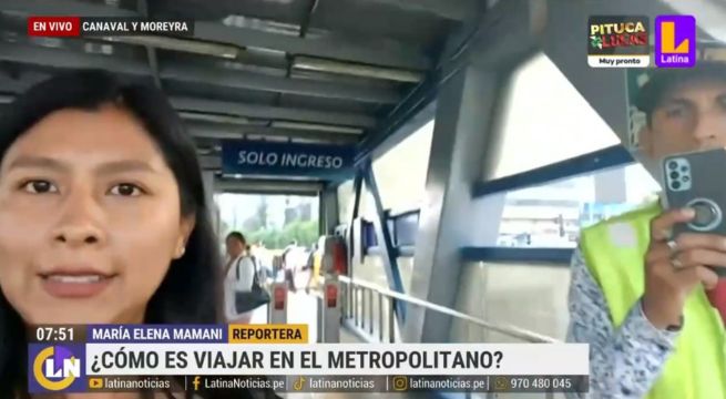 Defensoría del Pueblo respalda a periodistas de Latina tras ser retirados del Metropolitano cuando informaban