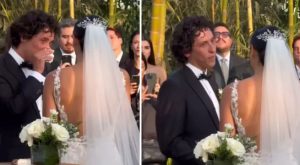 Mateo Garrido Lecca no aguantó las lágrimas tras contraer matrimonio | VIDEO