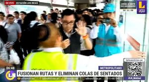 Botan del Metropolitano a reportero de Latina, en vivo