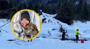 Mujer intenta salvar a su perro del hielo, pero fallece congelada y abrazándolo