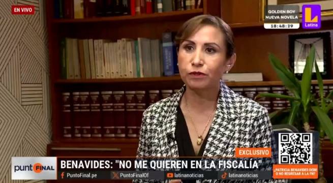 Patricia Benavides responde imputaciones en su contra y señala complot | VIDEO