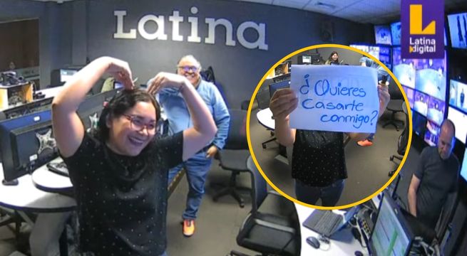 Periodista de Latina le pide matrimonio EN VIVO a su pareja | VIDEO