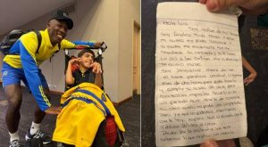 Luis Advíncula y el conmovedor gesto con un niño con parálisis cerebral